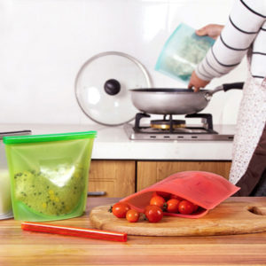 Daugkartinis silikoninis maiselis maistui talpinti